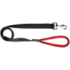 Laisse nylon 1.10 m x 25 mm, poignée rembourée, noir