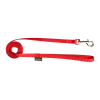 Laisse nylon 1.50 m x 12 mm, rouge