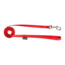 Laisse nylon 1.50 m x 12 mm, rouge