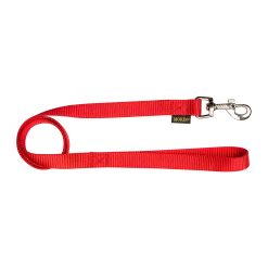 Laisse nylon 1 m x 20 mm, rouge