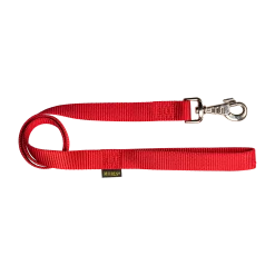 Laisse nylon 1 m x 25 mm, rouge