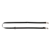 Laisse nylon 3 positions 2 m x 25 mm, noir