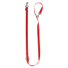 Laisse nylon 3 positions 2 m x 25 mm, rouge