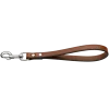 Laisse poignée cuir 30 cm x 16 mm - marron
