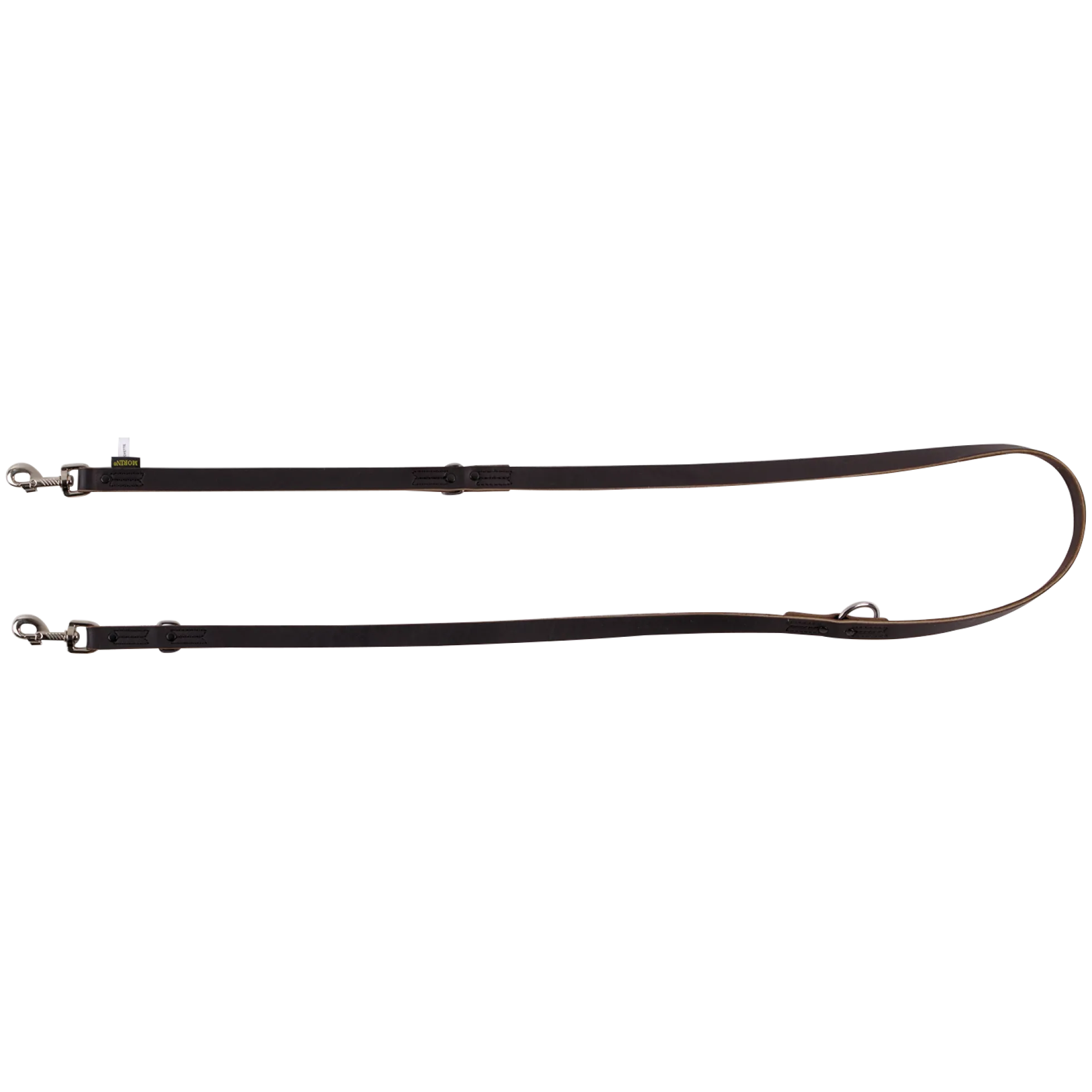 Laisse Pro cuir chromé 3 positions 2 m x 20 mm