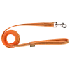 Laisse REFLE GOMME avec poignée 2 m x 20 mm - Orange