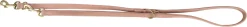 Laisse réglable Pure, cuir, M–L: 2 m,20 mm, gris clair