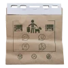 Liasses papier 100% biodégradable - sachets ramasse crottes (carton de 20 liasses de 50 sachets)