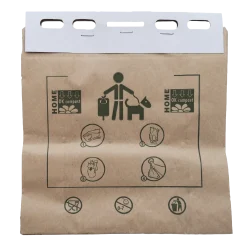 Liasses papier 100% biodégradable - sachets ramasse crottes (carton de 20 liasses de 50 sachets)