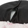 Lit Harvey, rond, 60 cm, blanc-noir