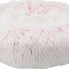 Lit Harvey, rond, 50 cm, blanc-rose