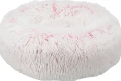 Lit Harvey, rond, 50 cm, blanc-rose