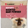 Litière pour chat Bentonite avec poudre de bébé, granulés fins agglomérant