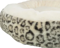 Lit Leo, rond 50 cm, brun clair/brun