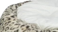Lit Leo, rond 50 cm, brun clair/brun