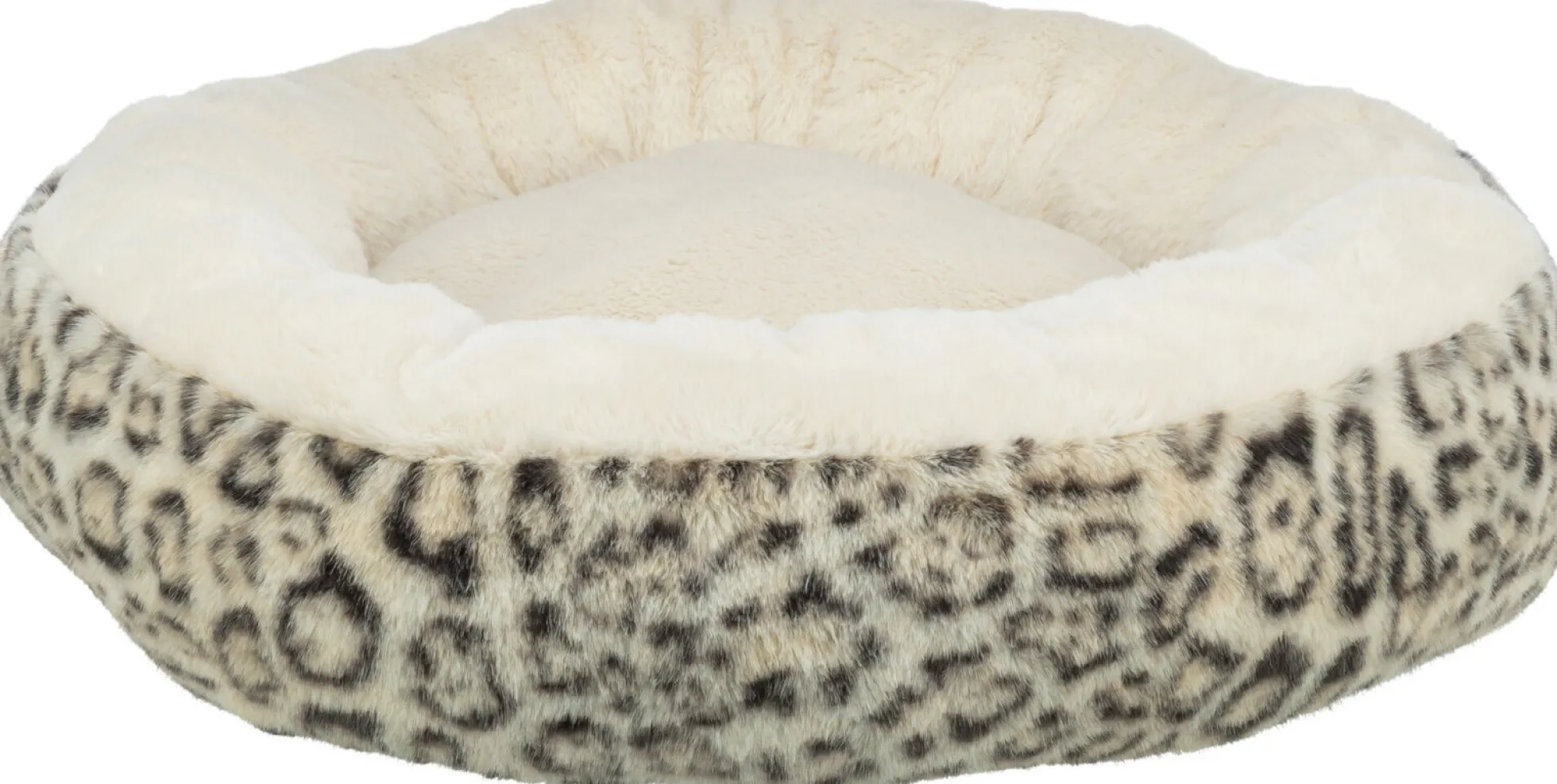 Lit Leo, rond 50 cm, brun clair/brun