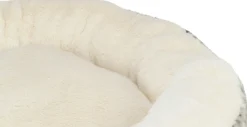 Lit Leo, rond 50 cm, brun clair/brun