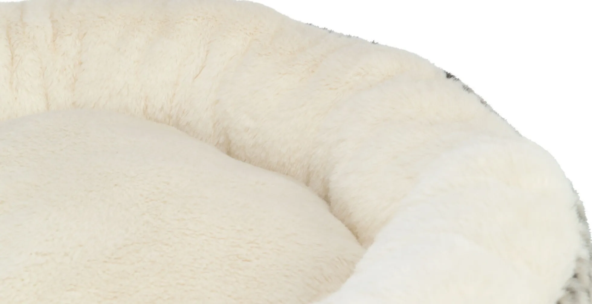 Lit Leo, rond 50 cm, brun clair/brun