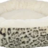 Lit Leo, rond 50 cm, crème