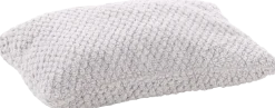Lit rectangulaire pour chat et petits chiens en peluche gris, 50 x 35 x 34 cm