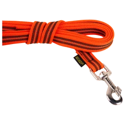 Longe REFLE GOMME sans poignée 3 m x 20 mm - Orange