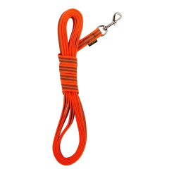 Longe REFLE GOMME sans poignée 5 m x 20 mm - Orange