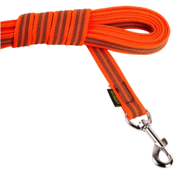Longe REFLE GOMME sans poignée 5 m x 20 mm - Orange