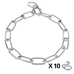 Lot de 10 colliers sanitaire coulissant, 53 cm, qualité HS