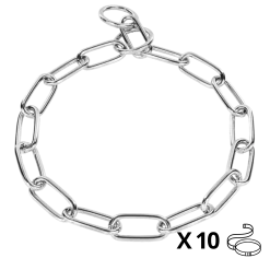 Lot de 10 colliers sanitaire coulissant, 66 cm, qualité HS
