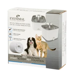 Lot de 6 filtres de remplacement pour Eyenimal Smart Bloom Pet Fountain