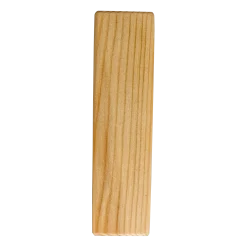 Lot de 3 objets de pistage IGP (bois, cuir, feutre)
