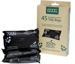 Lot de 45 sacs à déjections compostables, DOOG