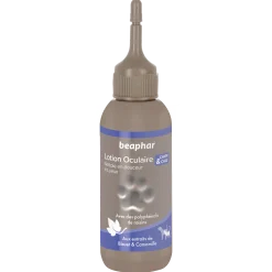 Lotion nettoyante oculaires pour chien et chat, 125 ml