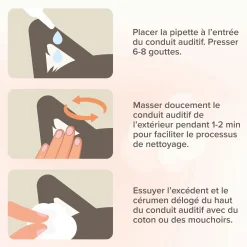 Lotion nettoyante pour les oreilles 50 ml