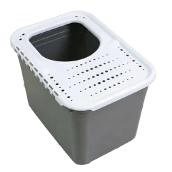 Maison de toilette, litière, Top Entry Litter Pan