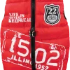 Manteau Saint-Malo, M: 45 cm, rouge