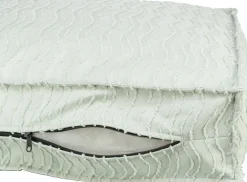 Marley Wave coussin, carré 100 × 70 cm, sauge