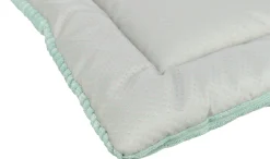 Matelas Jonna, velours côtelé, 130 × 85 cm, gris
