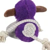 Monstre, en peluche, 32 cm, mauve