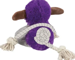 Monstre, en peluche, 32 cm, mauve