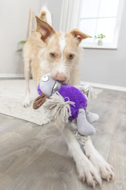 Monstre, en peluche, 32 cm, mauve