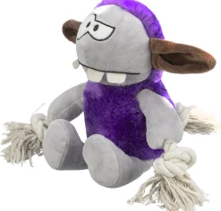 Monstre, en peluche, 32 cm, mauve