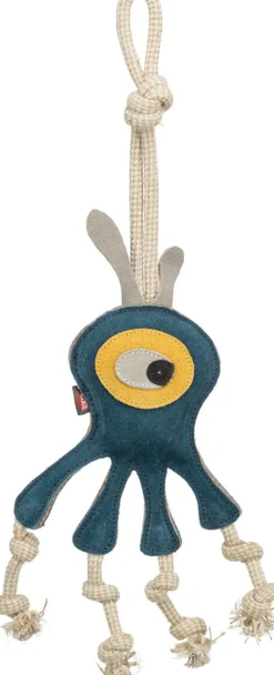 Monstre sur corde, en cuir,corde, 47 cm