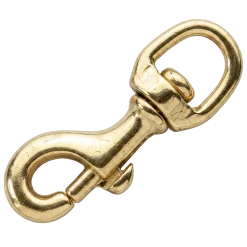Mousqueton laiton 19 mm