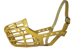 Muselière plastique marron, taille 7