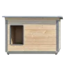 NICHE isolée MKS bois isolée toit incliné 120 x 75 x 75 CM