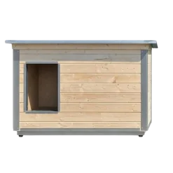 NICHE isolée MKS bois isolée toit incliné 120 x 75 x 75 CM