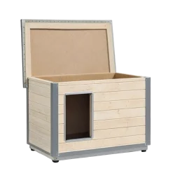 NICHE isolée MKS bois isolée toit incliné 120 x 75 x 75 CM