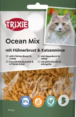 Ocean Mix à la poitrine de poulet et au catnip 50 g