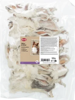 Oreilles de lapin avec poils, 500 g